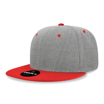HeatherGrey/Red - Front