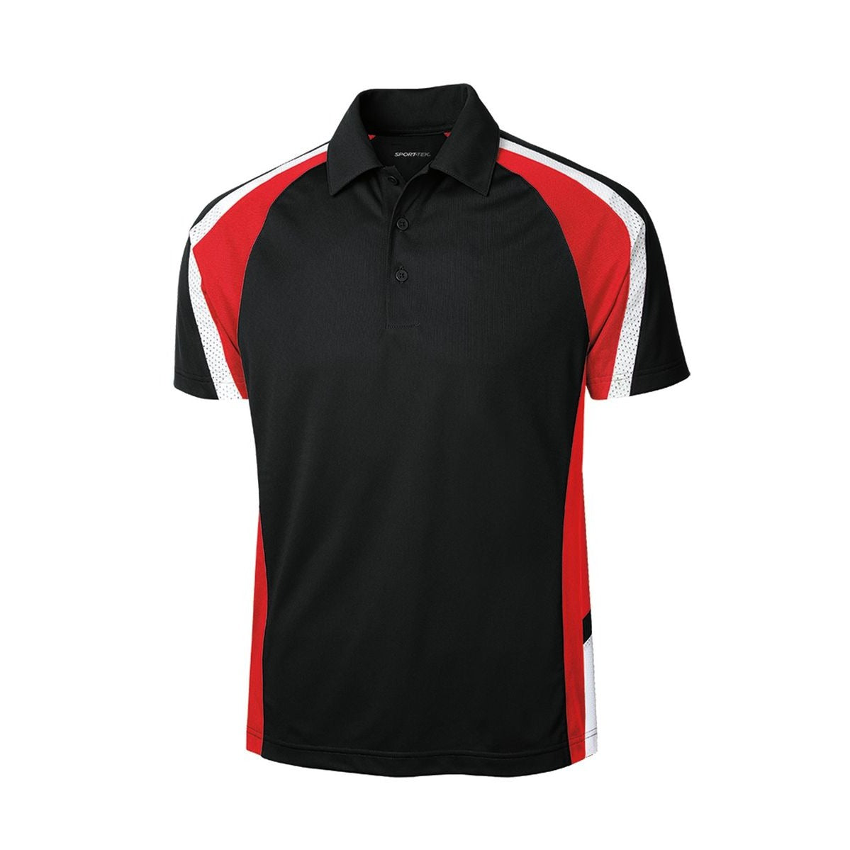 Sport-Tek Tricolor Micropique Sport-Wick Polo - Front
