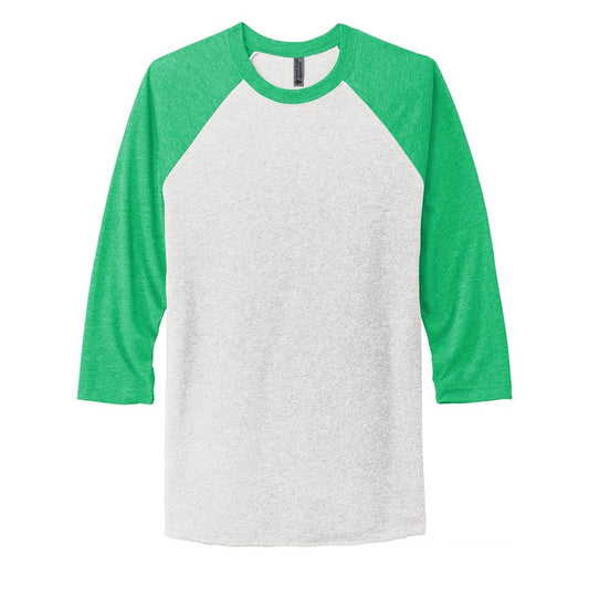 Next Level Apparel Adult Tri-Blend 3/4-Sleeve Raglan Tee - Front