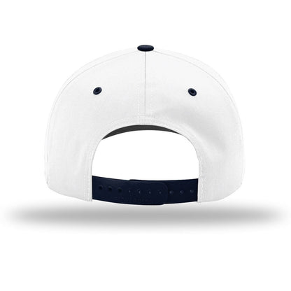 White/ White/ Navy - Back
