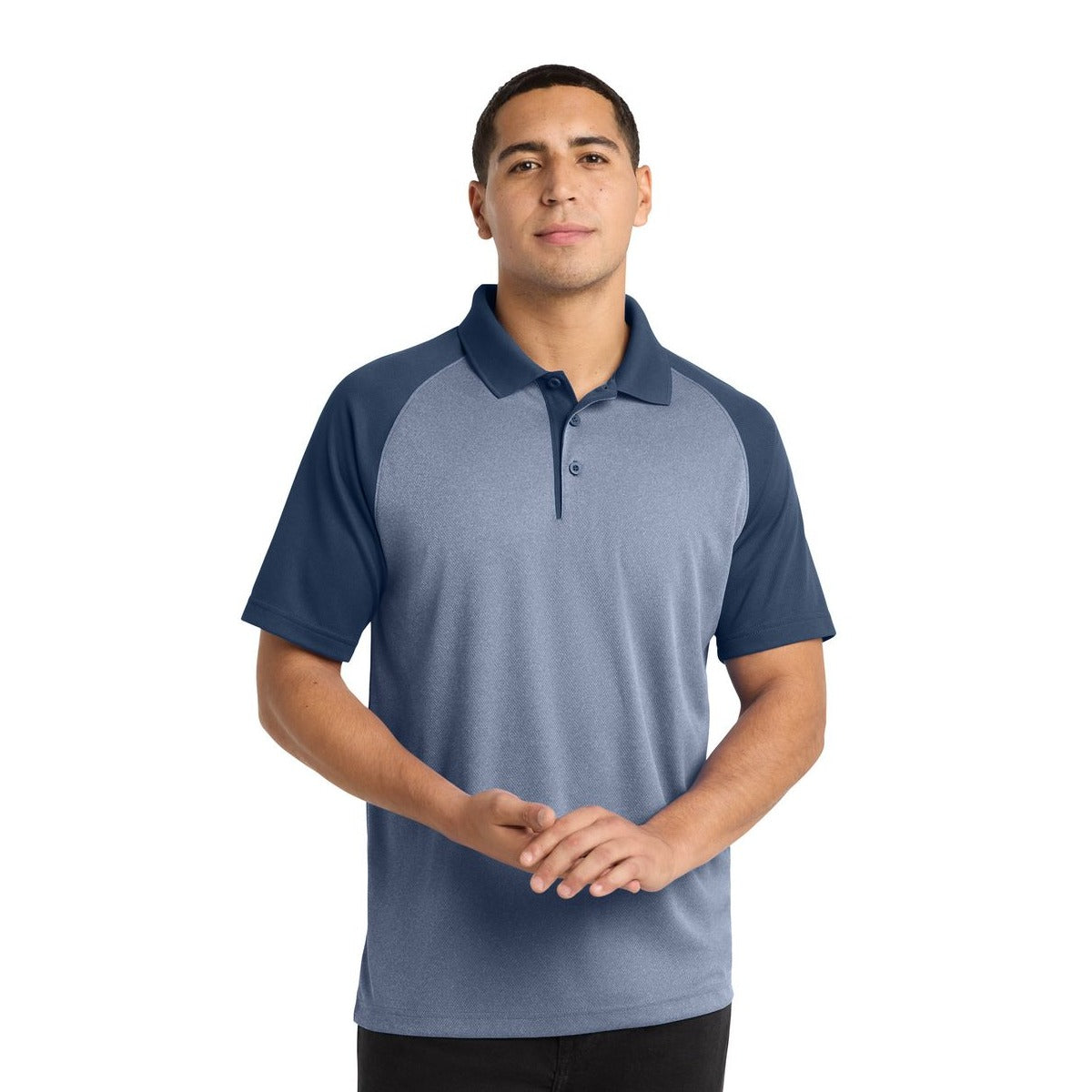 True Navy Heather/ True Navy - Model