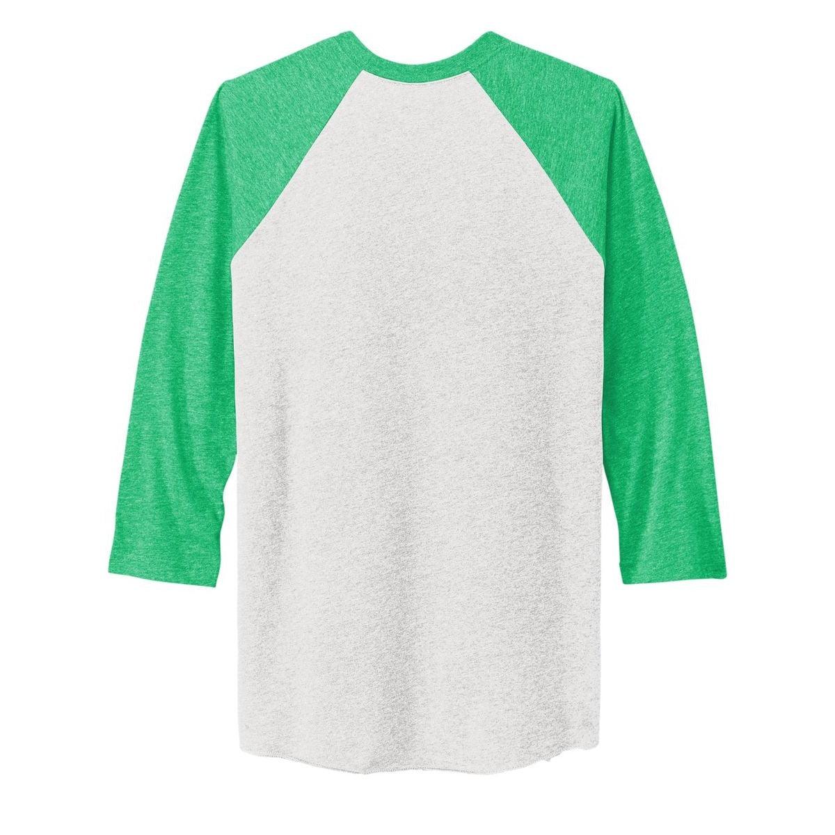 Next Level Apparel Adult Tri-Blend 3/4-Sleeve Raglan Tee - Back