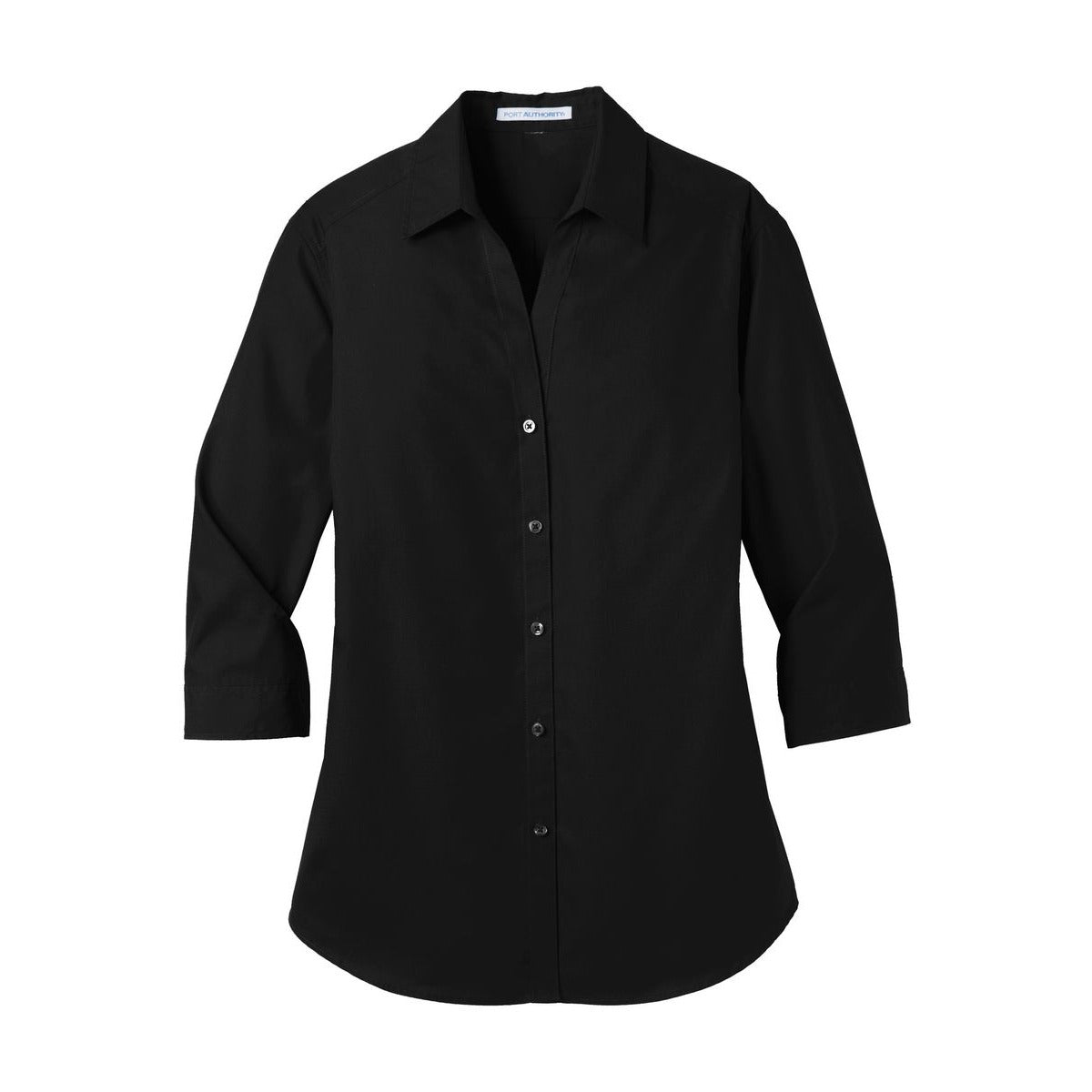 Port Authority Women's 3/4-Sleeve Carefree Poplin Shirt - Front