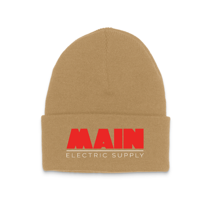 Sportsman 12" Solid Cuffed Beanie x Main Electric Supply Co.