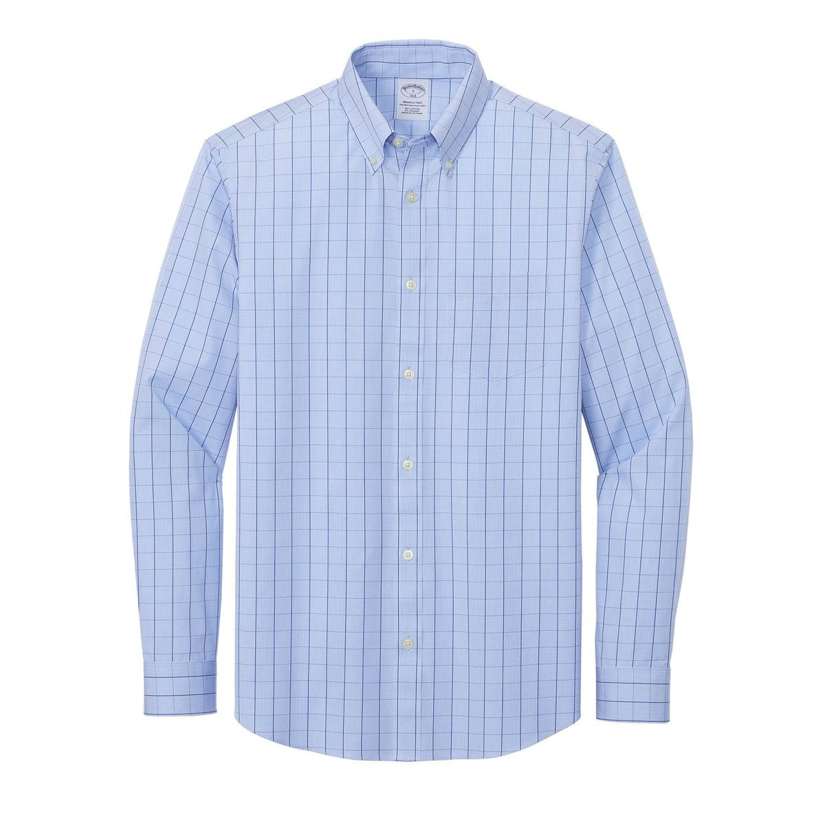 Brooks Brothers Wrinkle-Free Stretch Patterned Shirt - Front