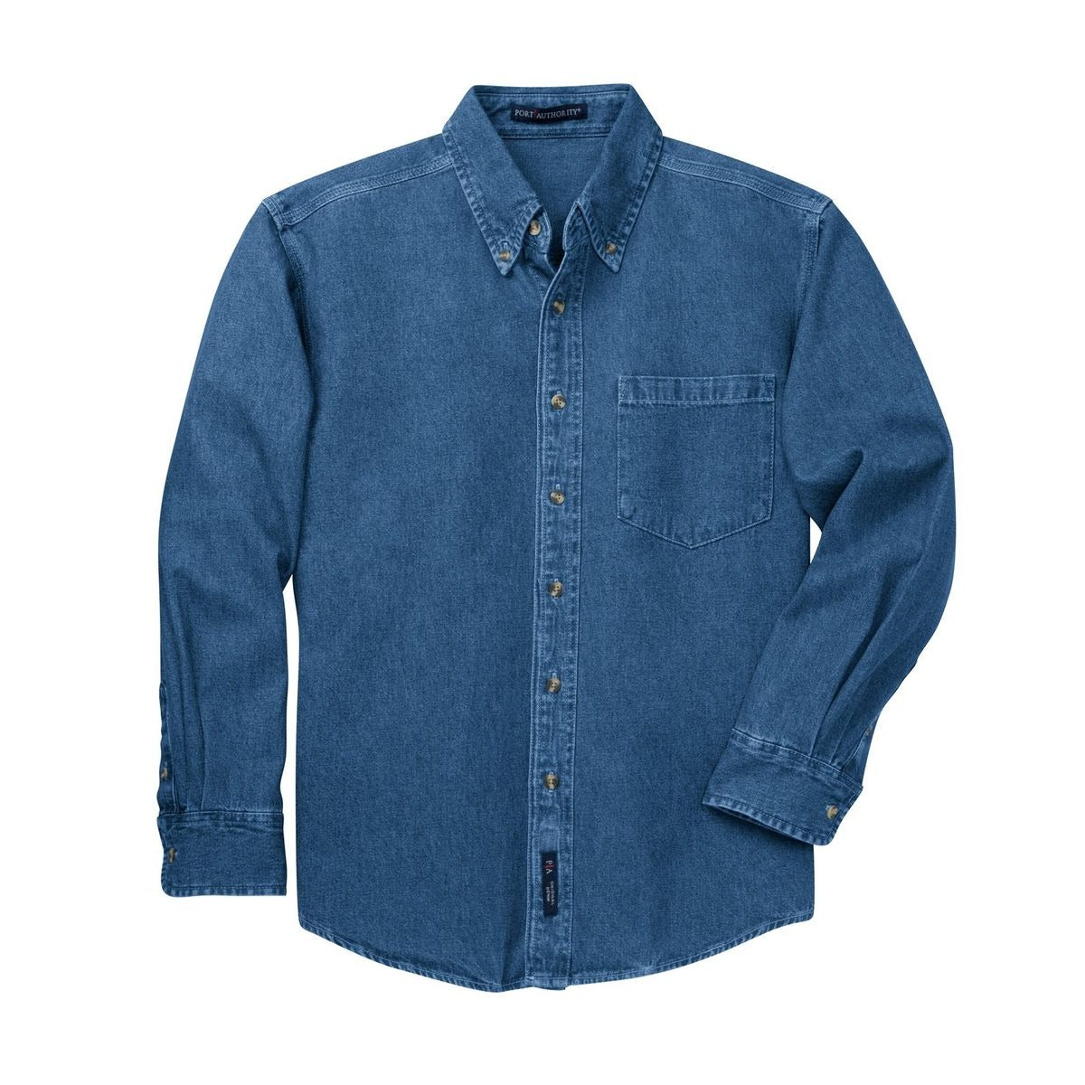 Port Authority Heavyweight Denim Shirt - Front