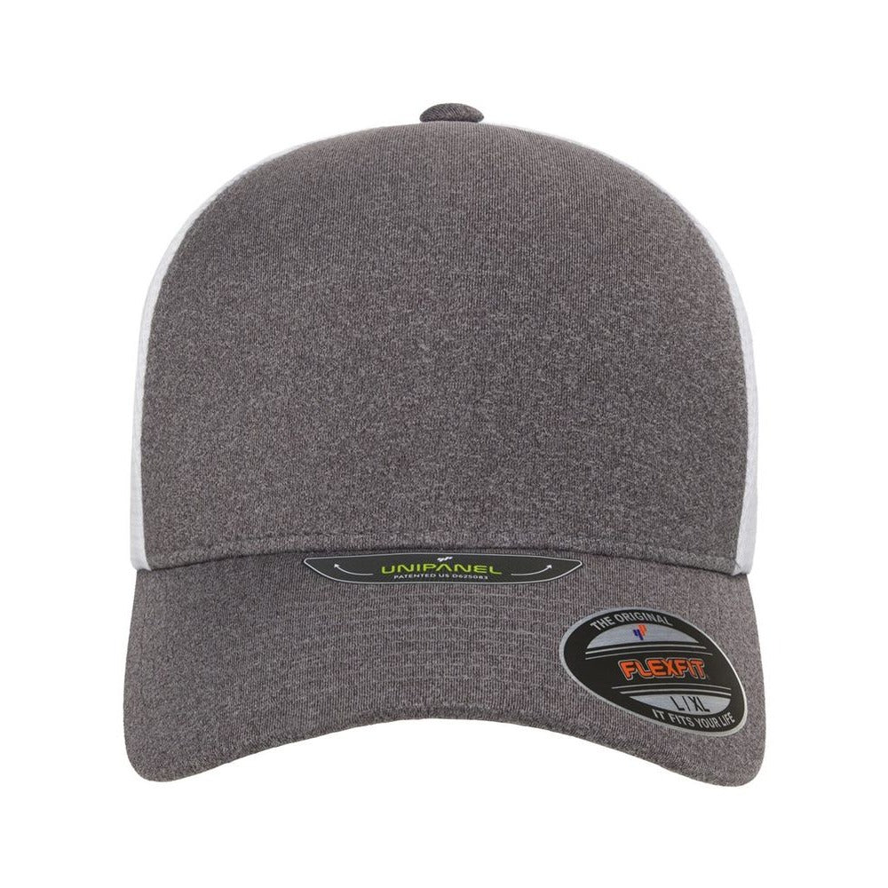 Melange Heather/ White - Front