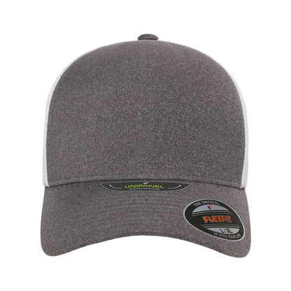 Melange Heather/ White - Front