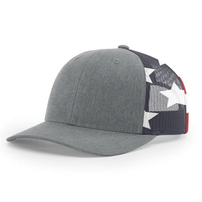 Heather Grey/ Stars Stripes - Model