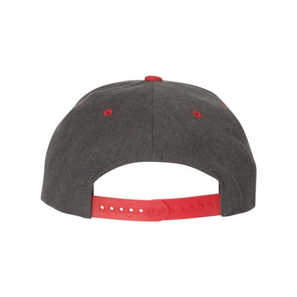 Dark Heather/ Red - Back