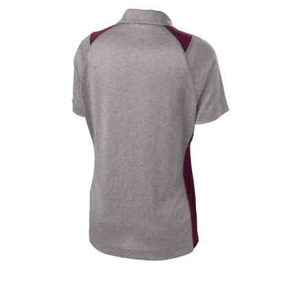 Vintage Heather/ Maroon - Back