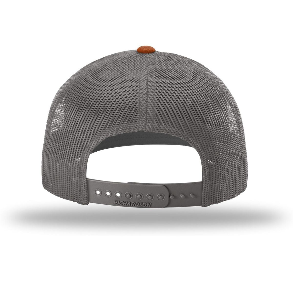 Heather Grey/ Charcoal/ Dark Orange - Back