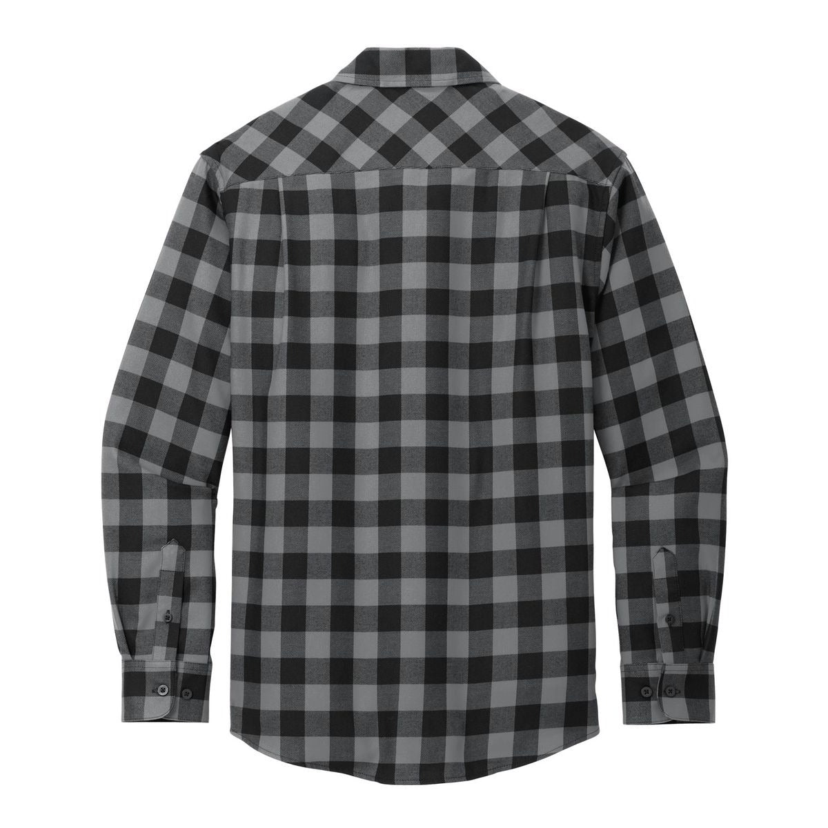 Grey/ Black Buffalo Check - Back