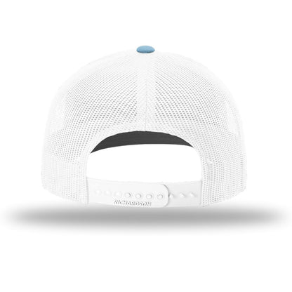 Columbia Blue/ White - Back