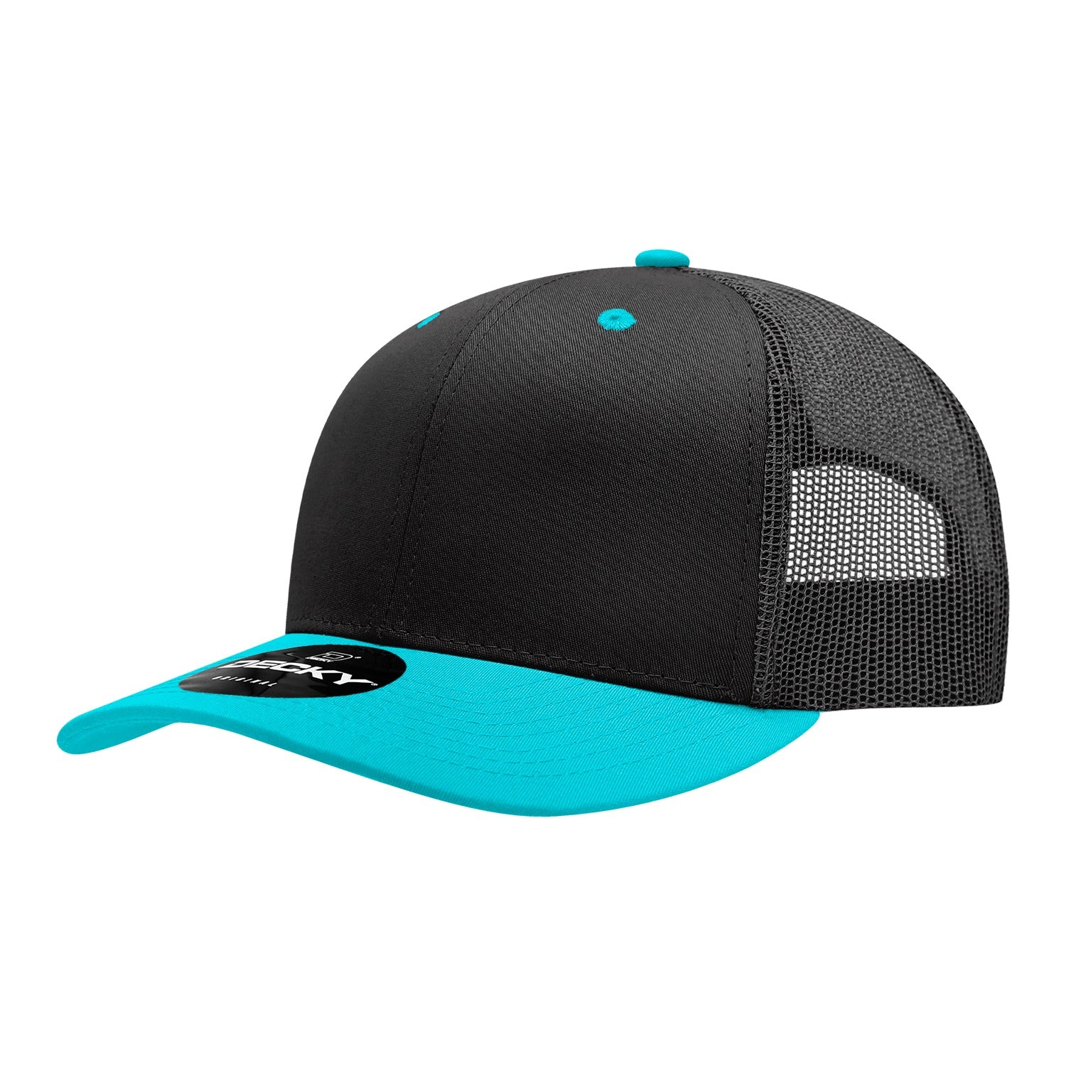 Black/Teal - Front