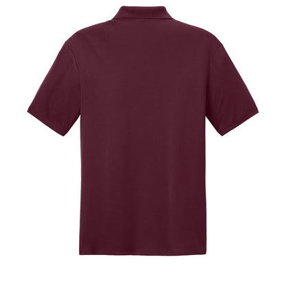 Maroon/ White - Back