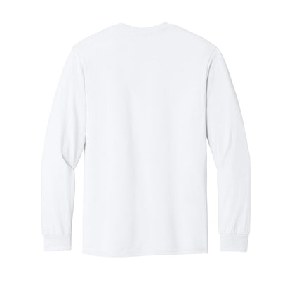 Heavy Cotton 100% Cotton Long Sleeve T-Shirt - Back
