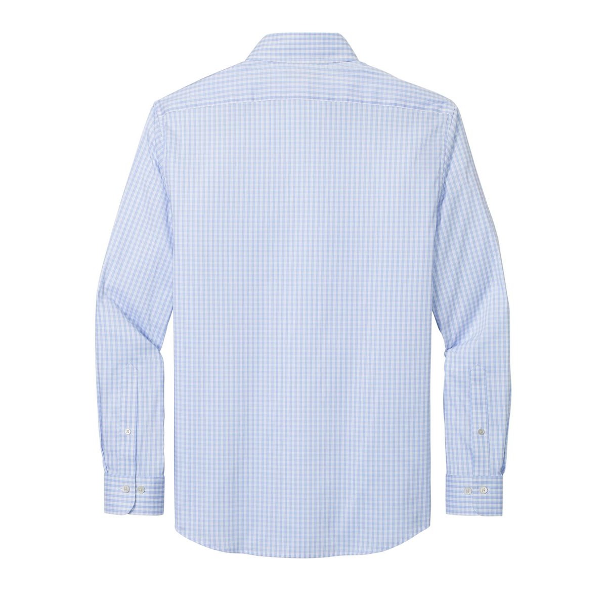 Newport Blue/ Pearl Pink Fine Check - Back