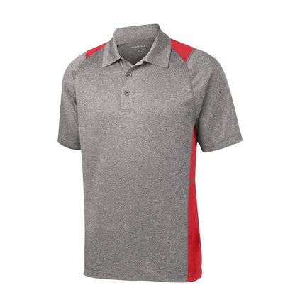 Vintage Heather/ True Red - Front