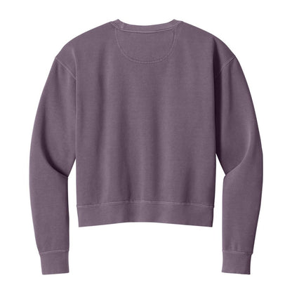 Comfort Colors Women's Mid-Length Crewneck Sweatshirt - Back