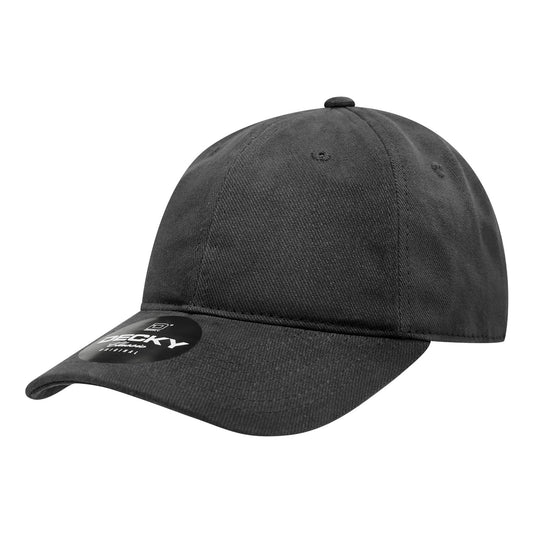 6 Panel Low Profile Relaxed Brushed Cotton Dad Hat - Front
