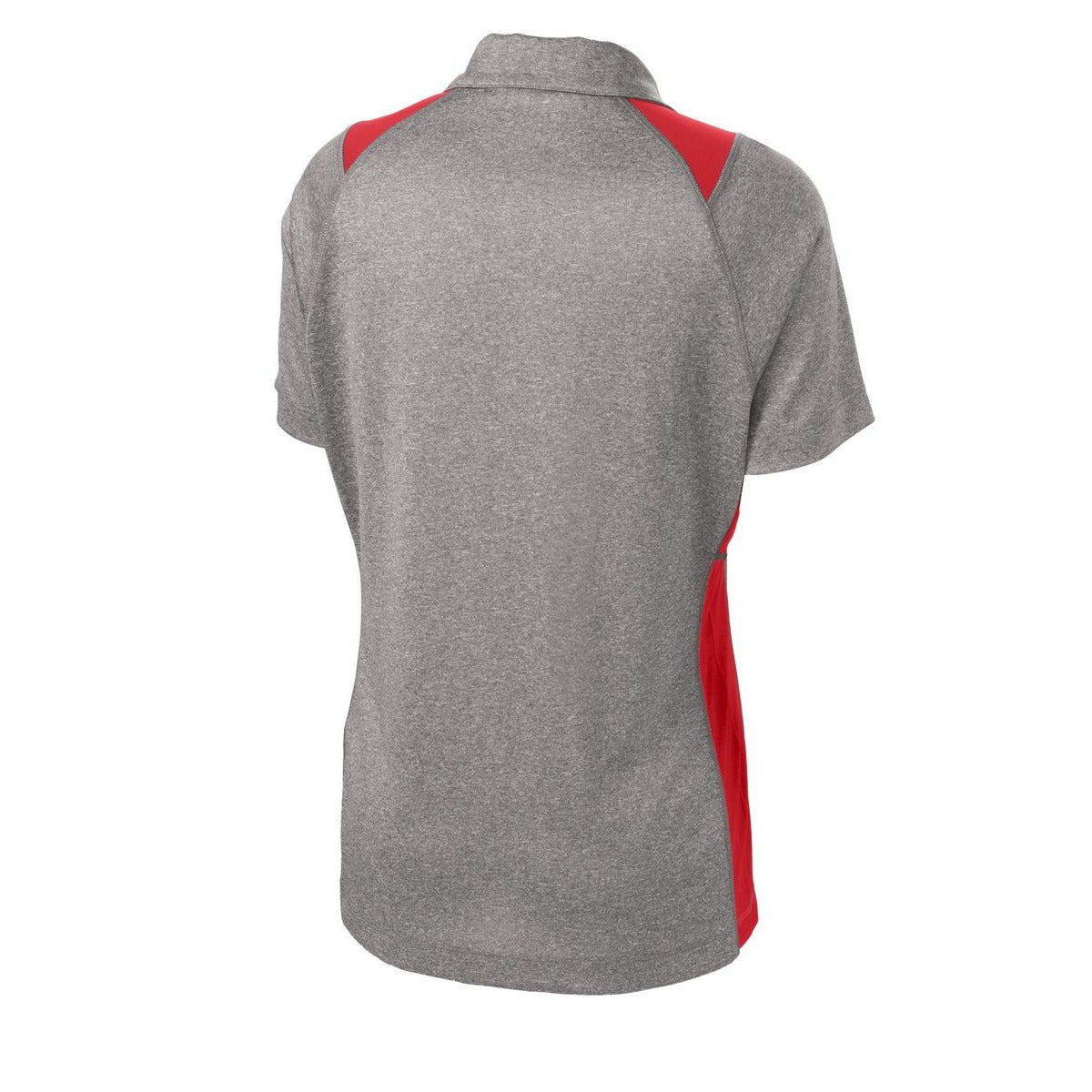Vintage Heather/ True Red - Back