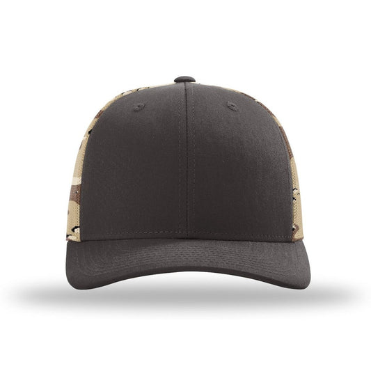 Richardson Printed Mesh Trucker - Front