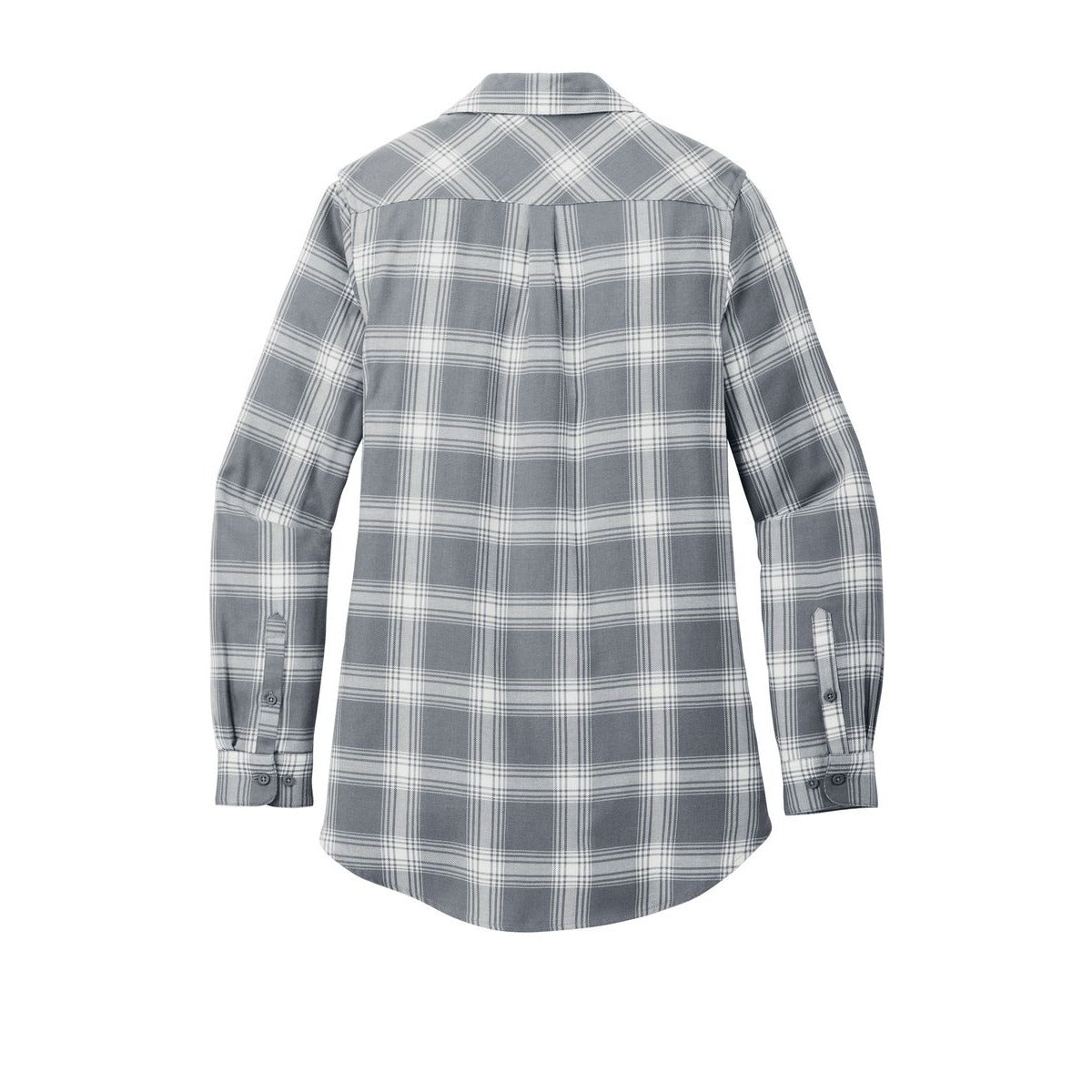 Grey/ Cream Open Plaid - Back