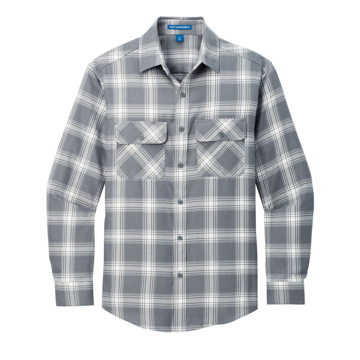Grey/ Cream Open Plaid - Front