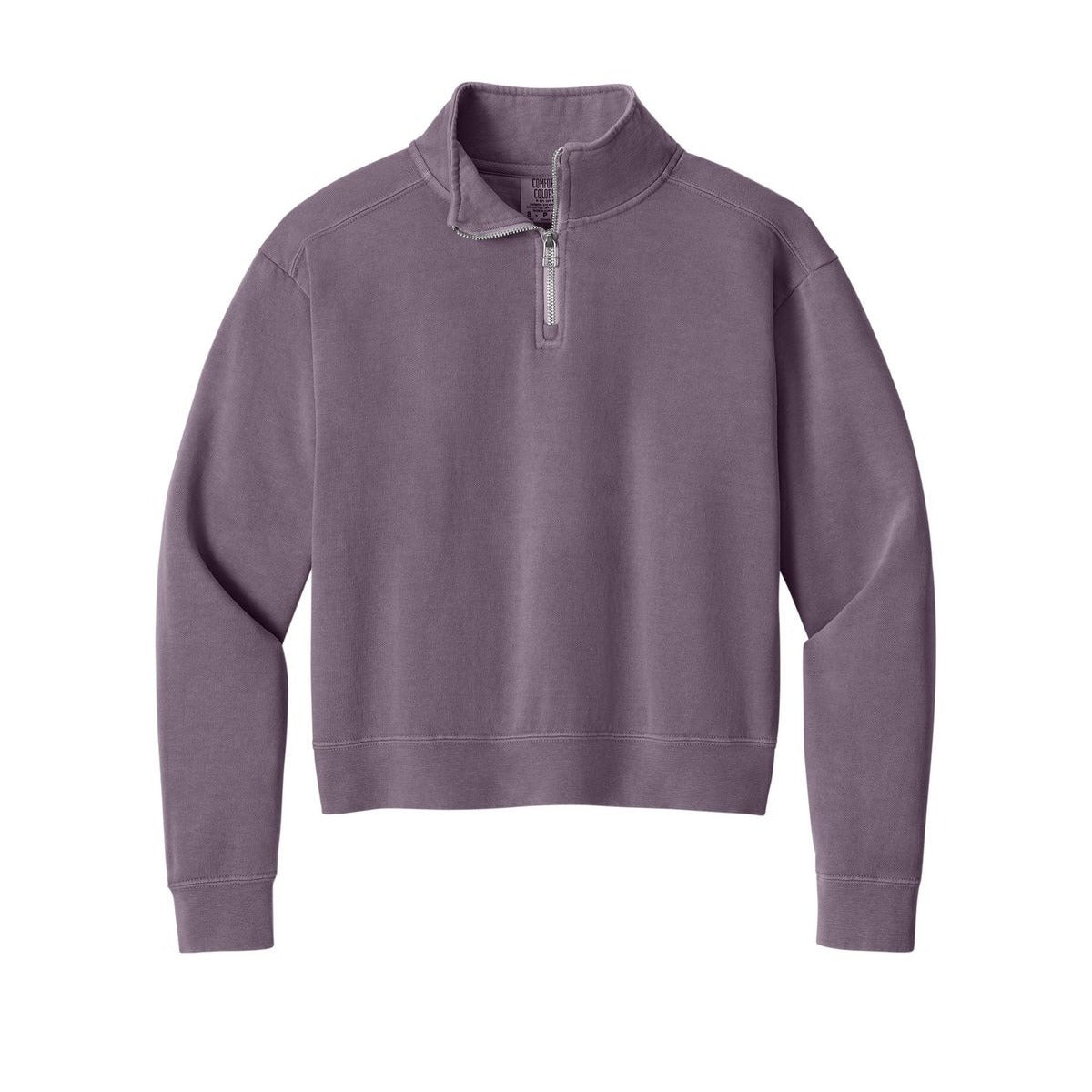 Comfort Colors Women's Mid-Length 1/4-Zip Sweatshirt - Front