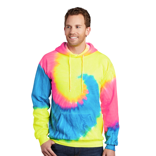 Sudadera con capucha y diseño tie-dye de Port &amp; Company® 