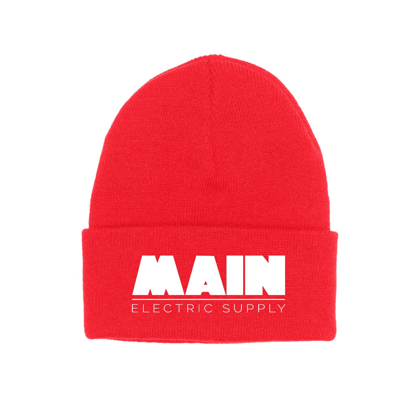 Sportsman 12" Solid Cuffed Beanie x Main Electric Supply Co.