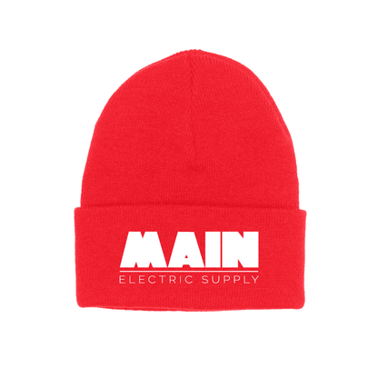 Sportsman 12" Solid Cuffed Beanie x Main Electric Supply Co.