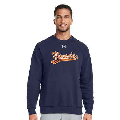 Under Armour™ Men's Rival Fleece Crewneck Sweatshirt x Nevada Lightning Softball